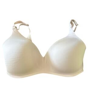 Soma Vanishing 360 Wireless Bra 36DDD Pale Sand